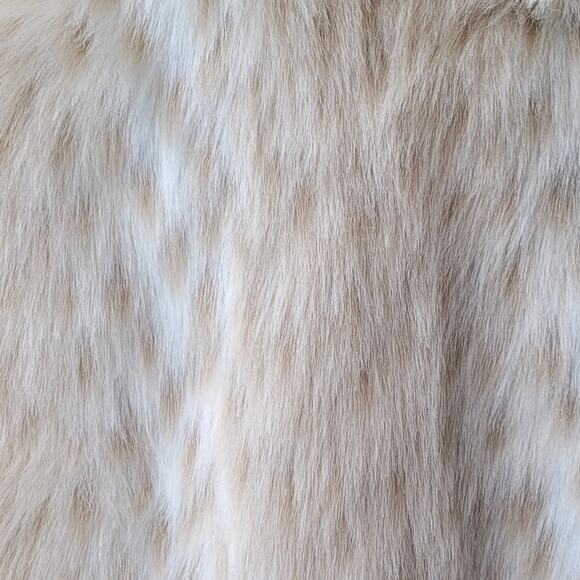 Betsey Johnson Y2K Snow Leopard Faux Fur Vest Glam Shaggy Statement Size S - Picture 4 of 8